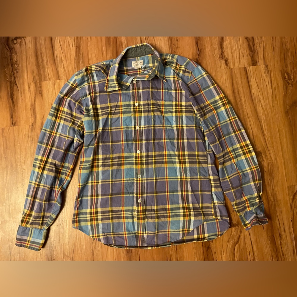 J Crew purple long sleeve button down